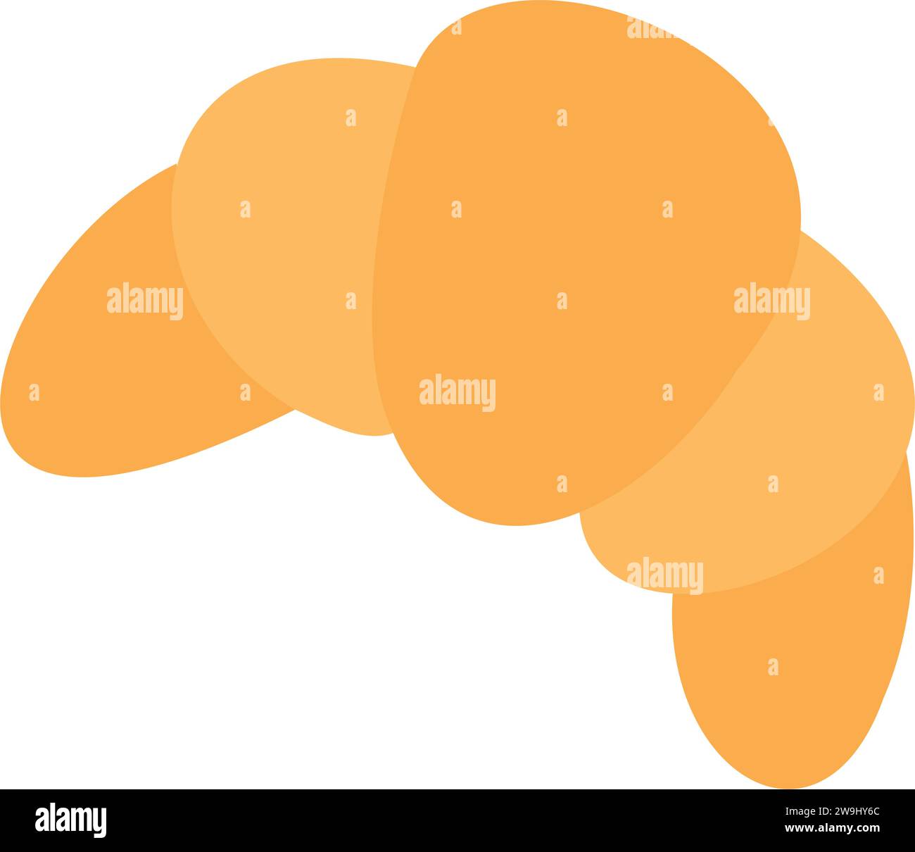 Vector illustration croissant icon hi-res stock photography and images ...