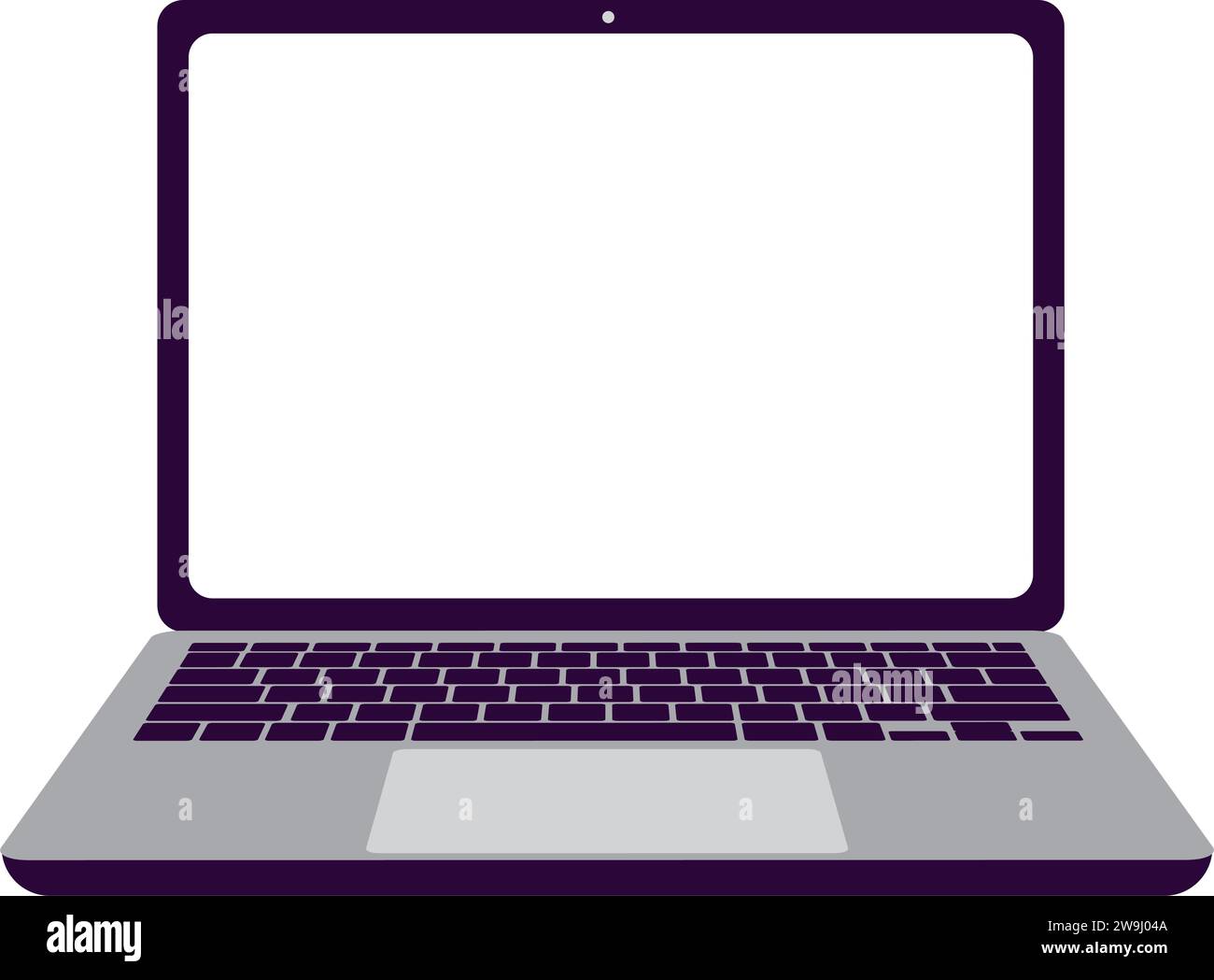 Laptop monitor computer phone Stock Vector Images - Alamy