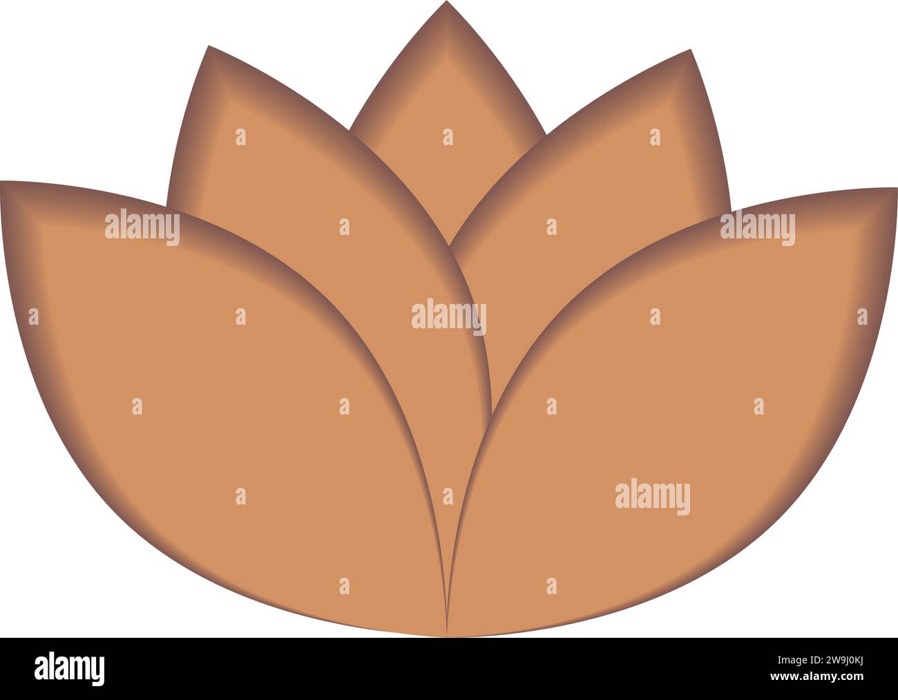Isolated colored blossom lotus flower Vector Stock Vector Image & Art ...