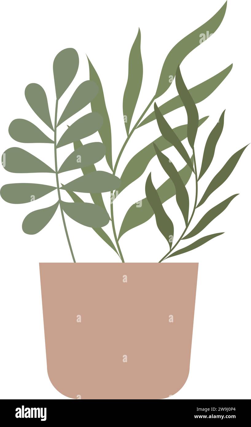 Isolated colored indoor plant icon Vector Stock Vector Image & Art - Alamy