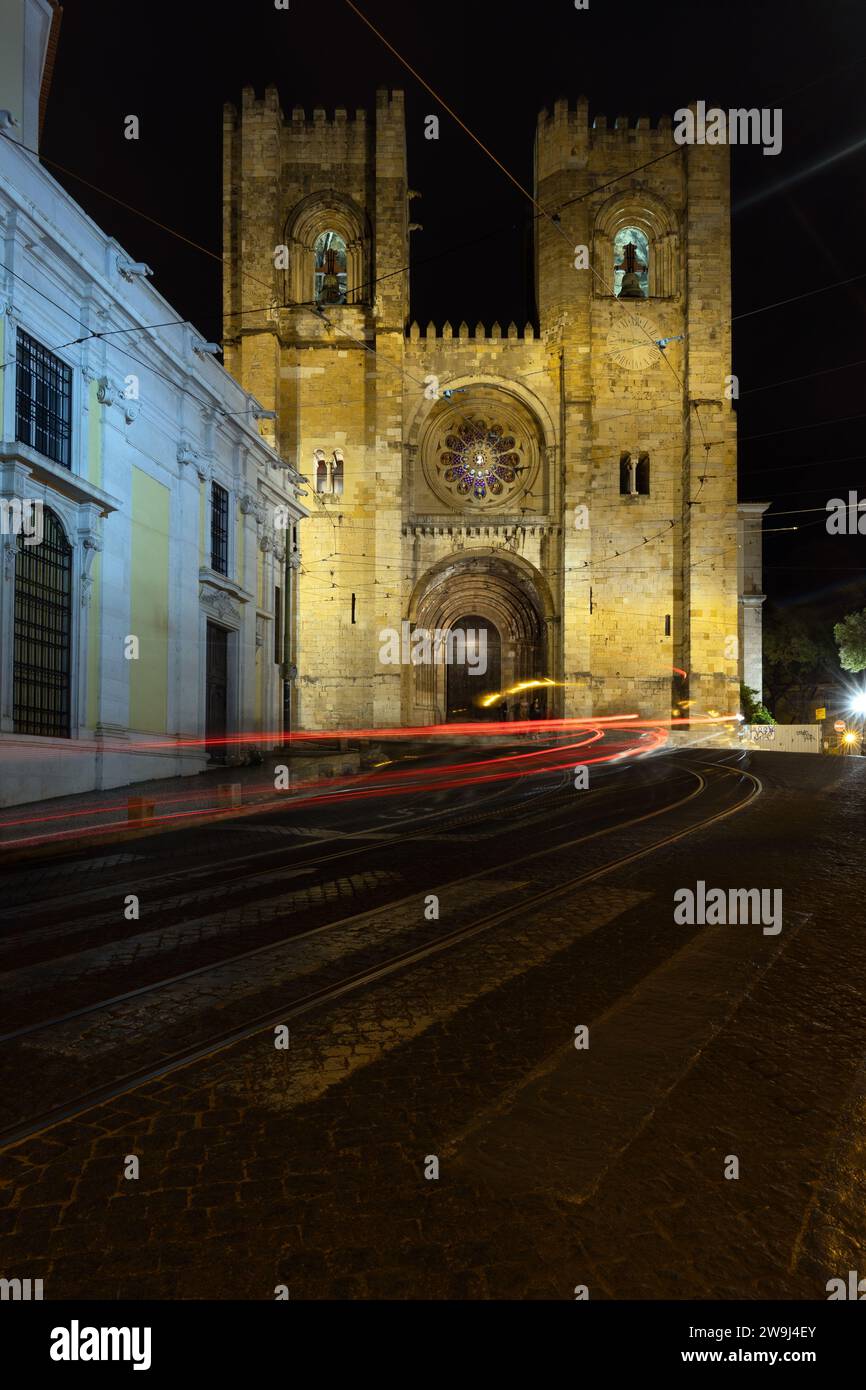 Cattedrale di Lisbona Portogallo Stock Photo