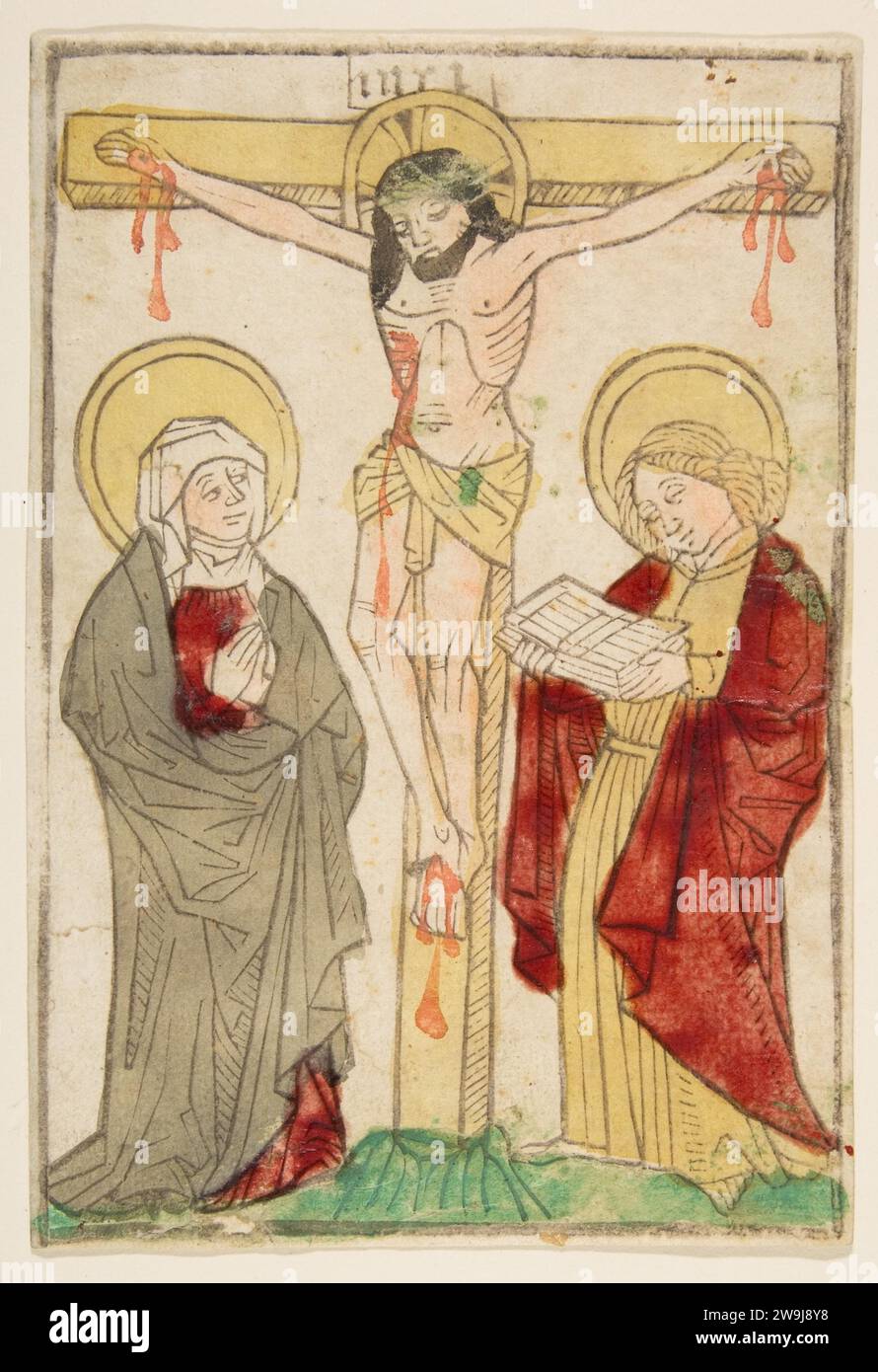 Christ on the Cross with the Virgin and Saint John 1931 by Anonymous ...
