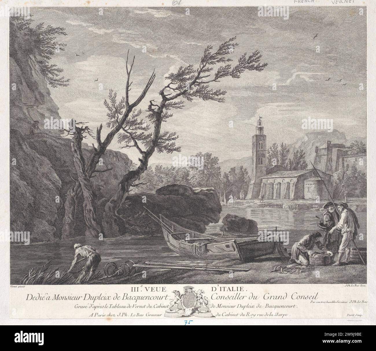 Third View of Italy 1953 by Pierre Jacques Duret Stock Photo Alamy