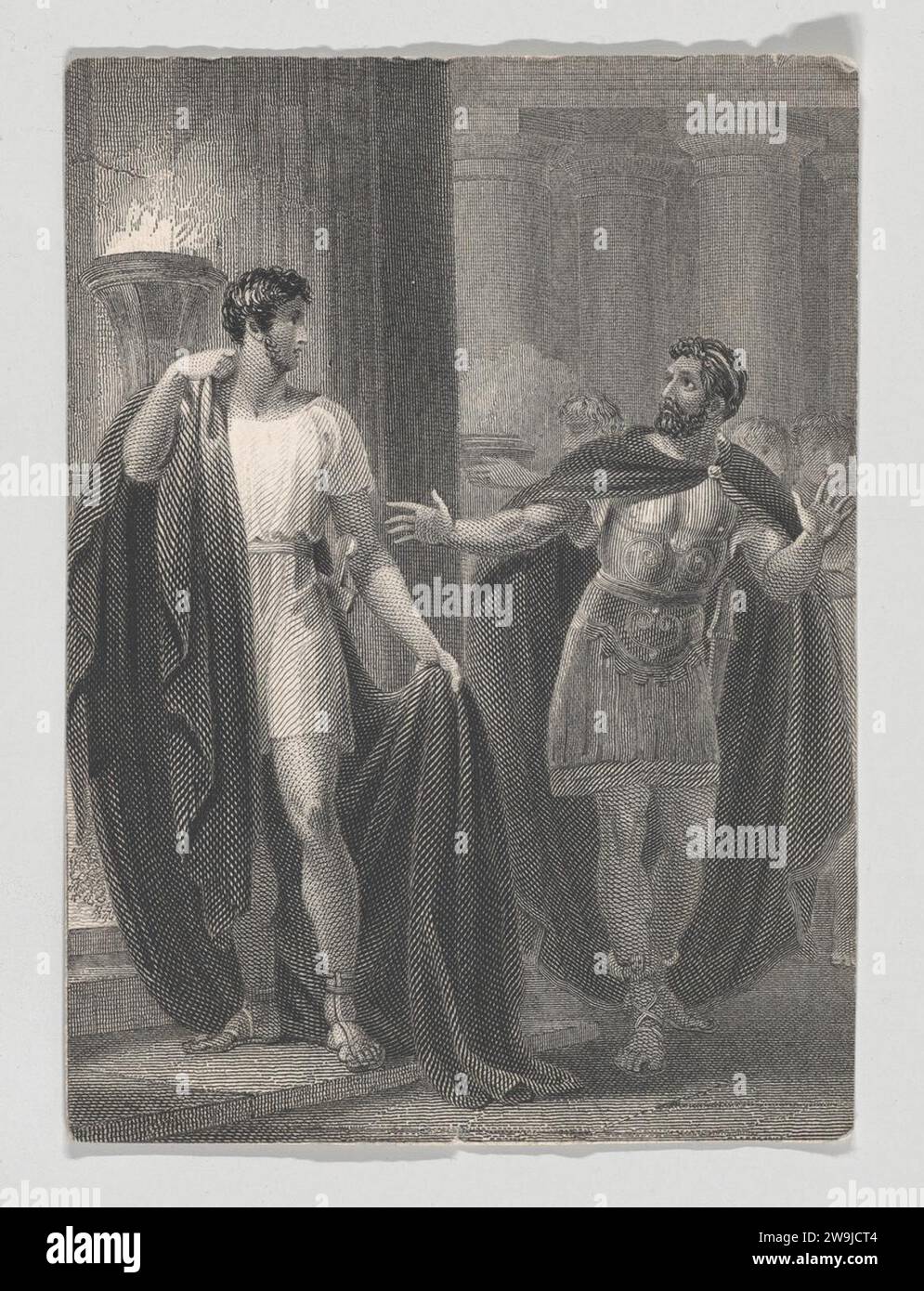 Corilaus Coriolanus and Aufidius (Shakespeare, Coriolanus, Act 4, Scene 5) 1941 ...