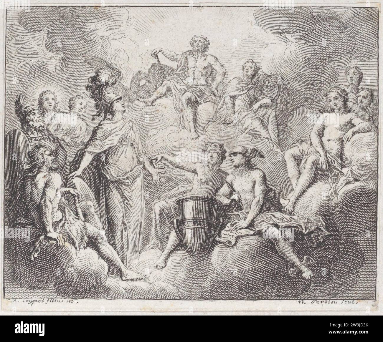 Book 1, Fable 13: the lottery of Jupiter (La lotterie de Jupiter) 1962 ...