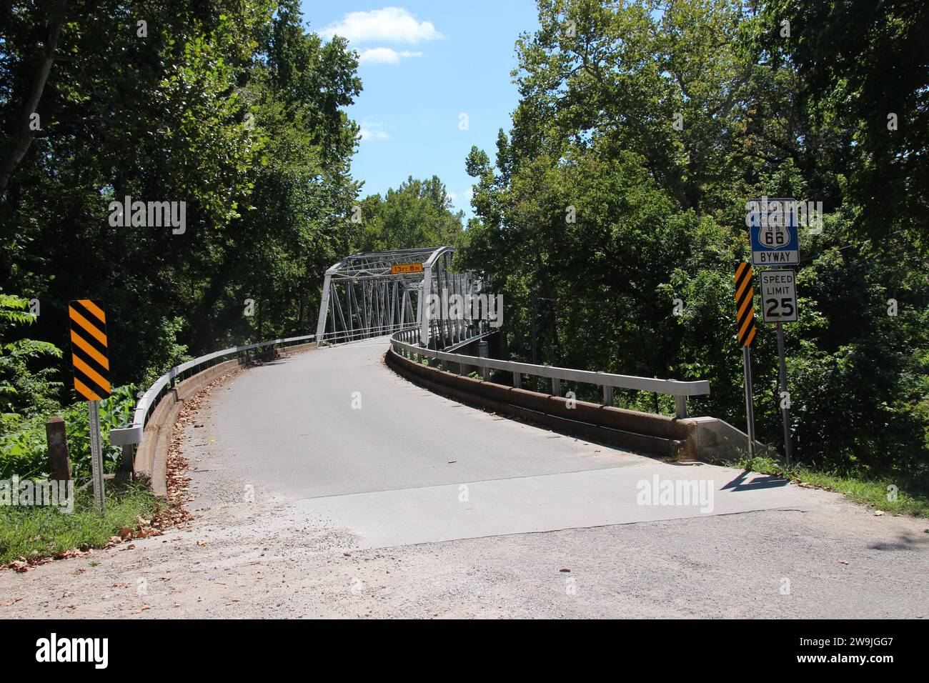 Devil's Elbow Bridge, Route 66, Missouri Stock Photo