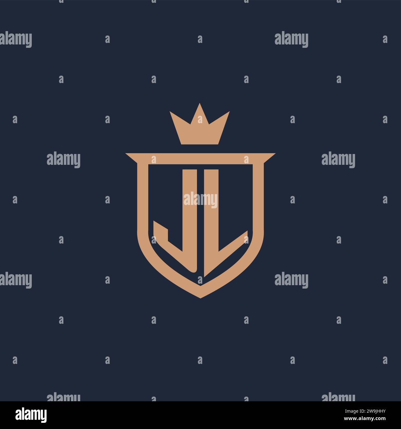 jl-monogram-initial-logo-with-shield-and-crown-style-design-ideas-stock