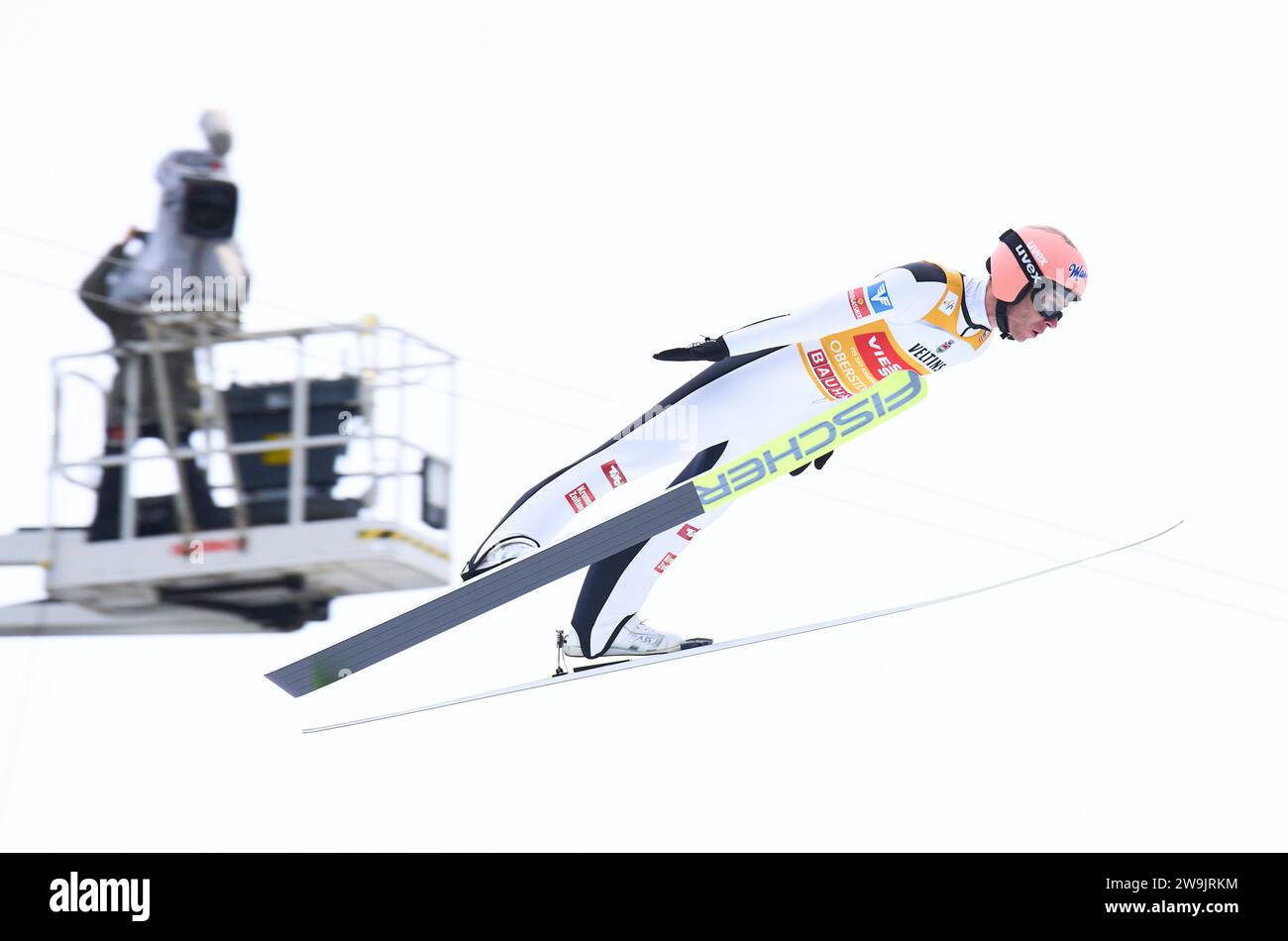 Stefan Kraft, AUT in flight action at the 71. Four Hills Tournament Ski Jumping on Dec 28, 2023 at Schattenbergschanze ORLEN Arena in Oberstdorf, Bavaria, Germany,  © Peter Schatz / Alamy Live News Stock Photo