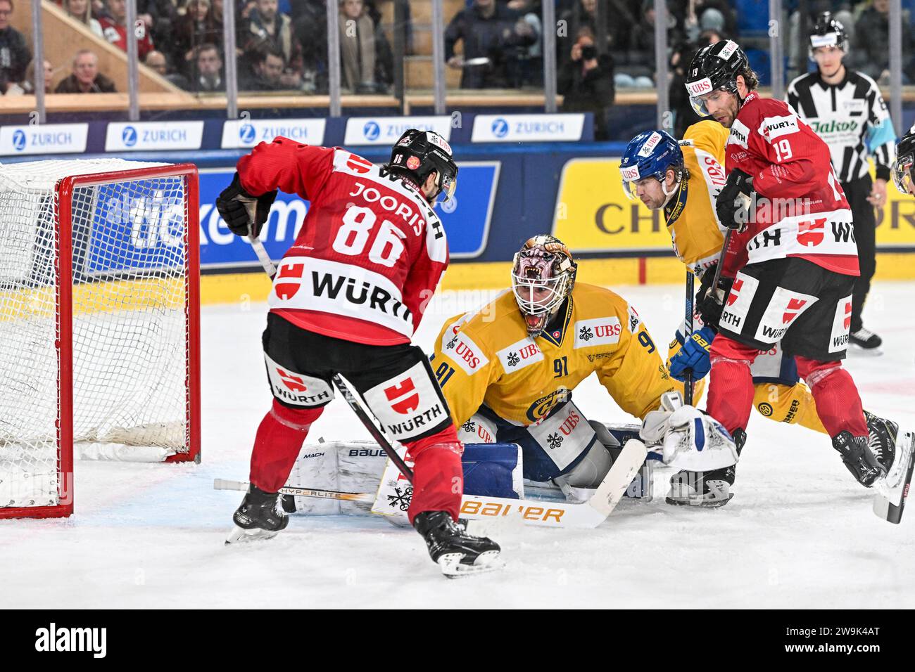 Davos, Eisstadion Davos, Spengler Cup Team, Canada. 28th Dec, 2023. HC