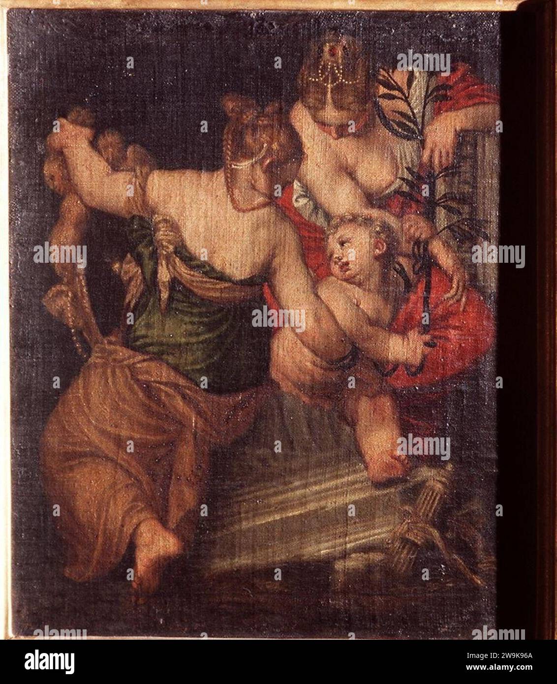 Zelotti - allegorie della Giustizia e della Prudenza, 1178104. Stock Photo