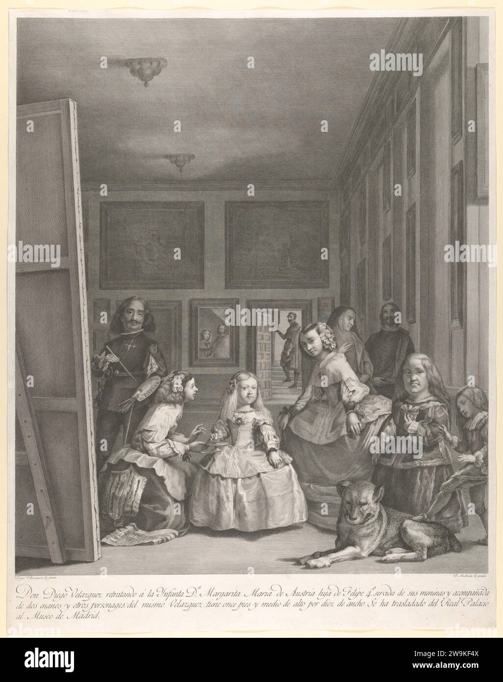 Las Meninas The Family Of Philip IV In The Foreground With The Infanta 