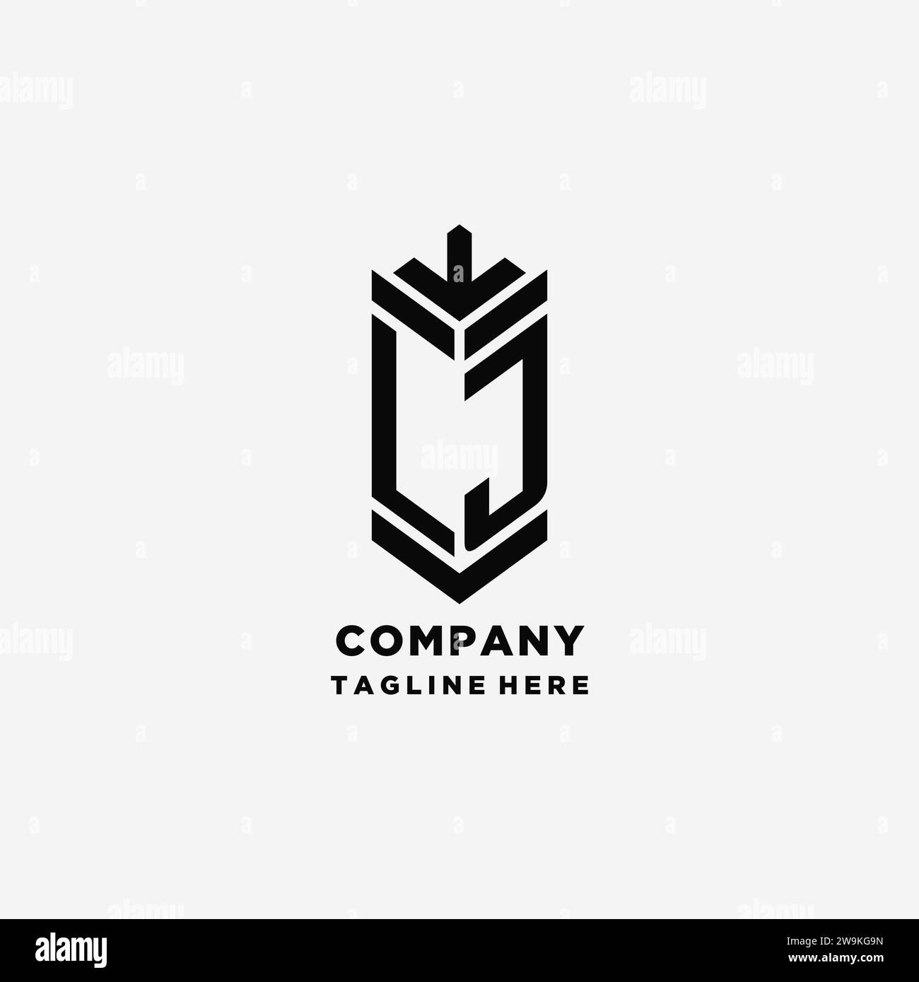 Initials lj shield logo design creative monogram logo inspiration