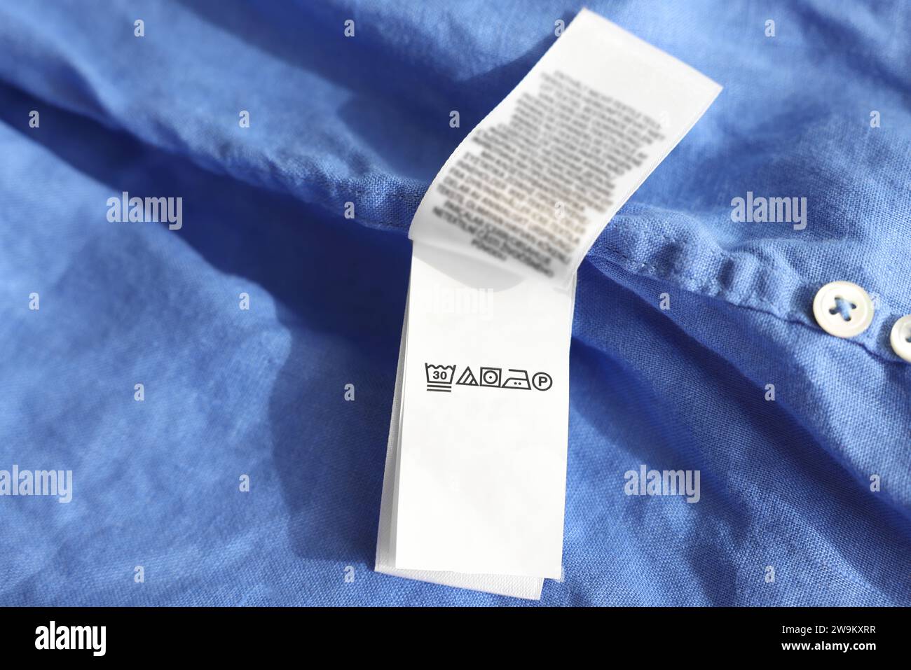 Clothing label in different languages hi-res stock photography and ...