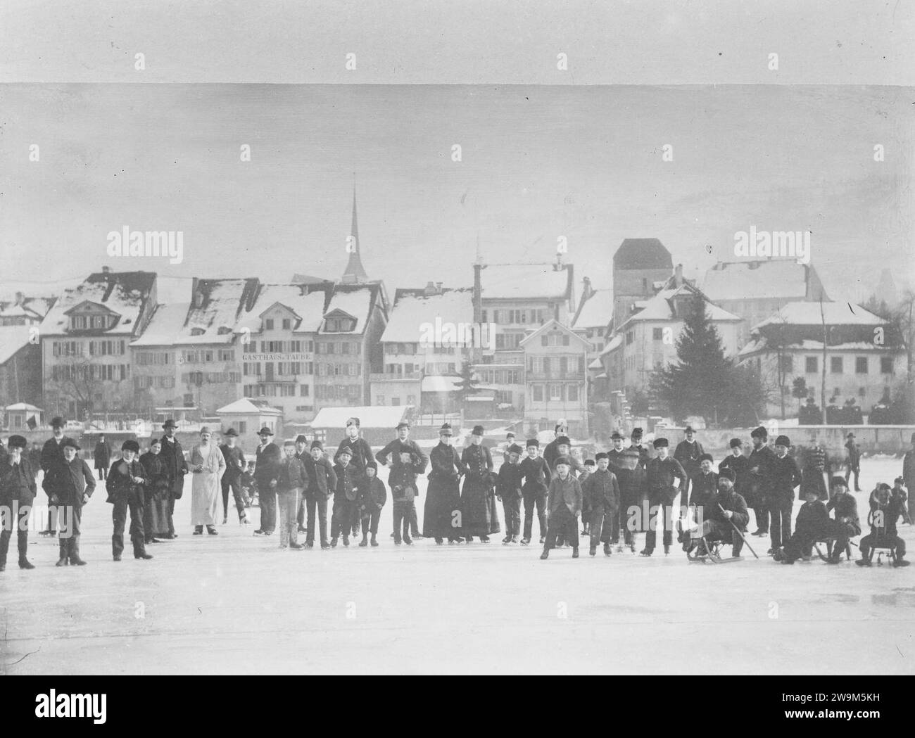 Zuger Seegfrörni 1891 oder 1895 Stock Photo - Alamy