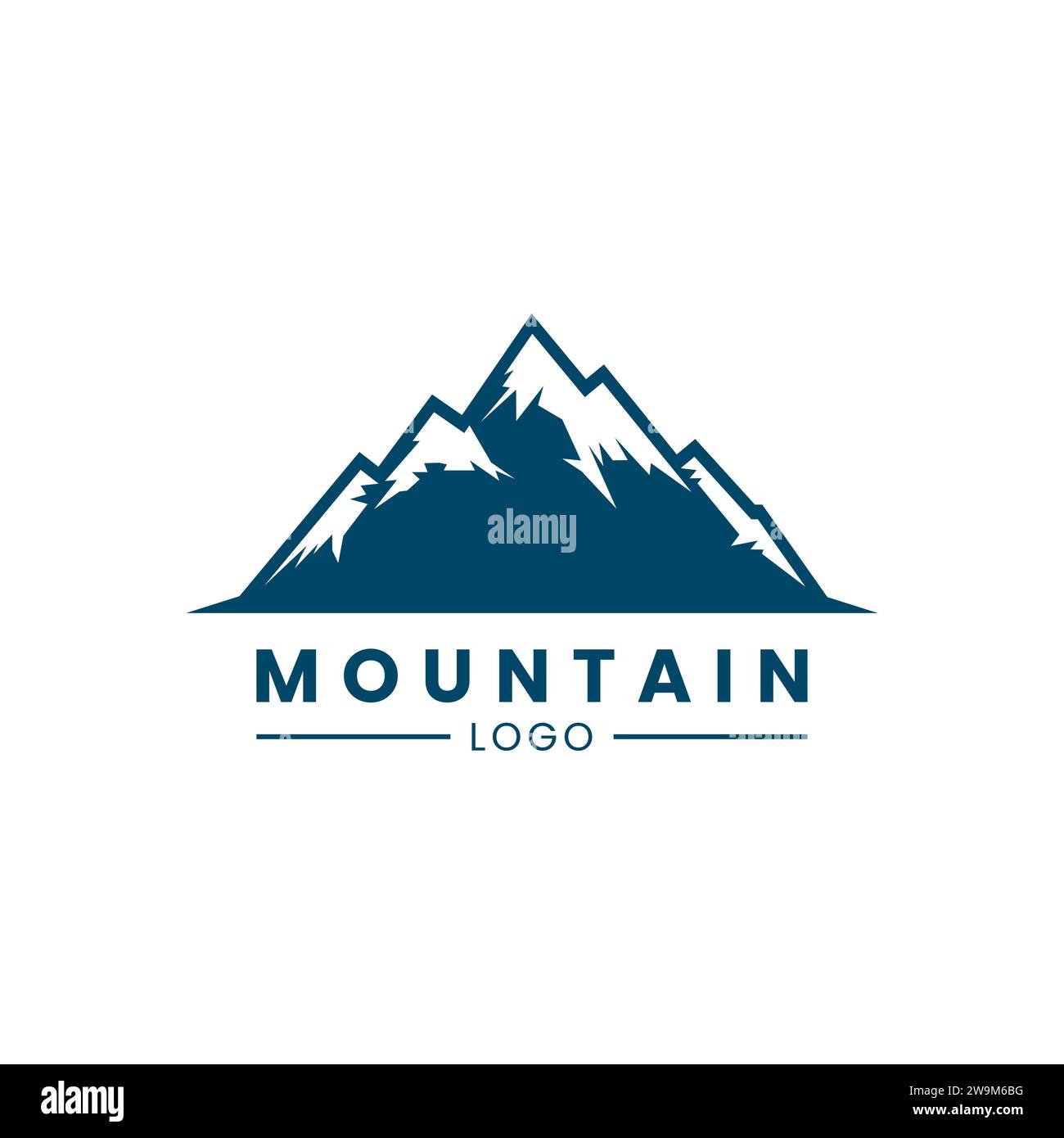 Mountain logo design. mountain logo design concept Stock Vector Image ...