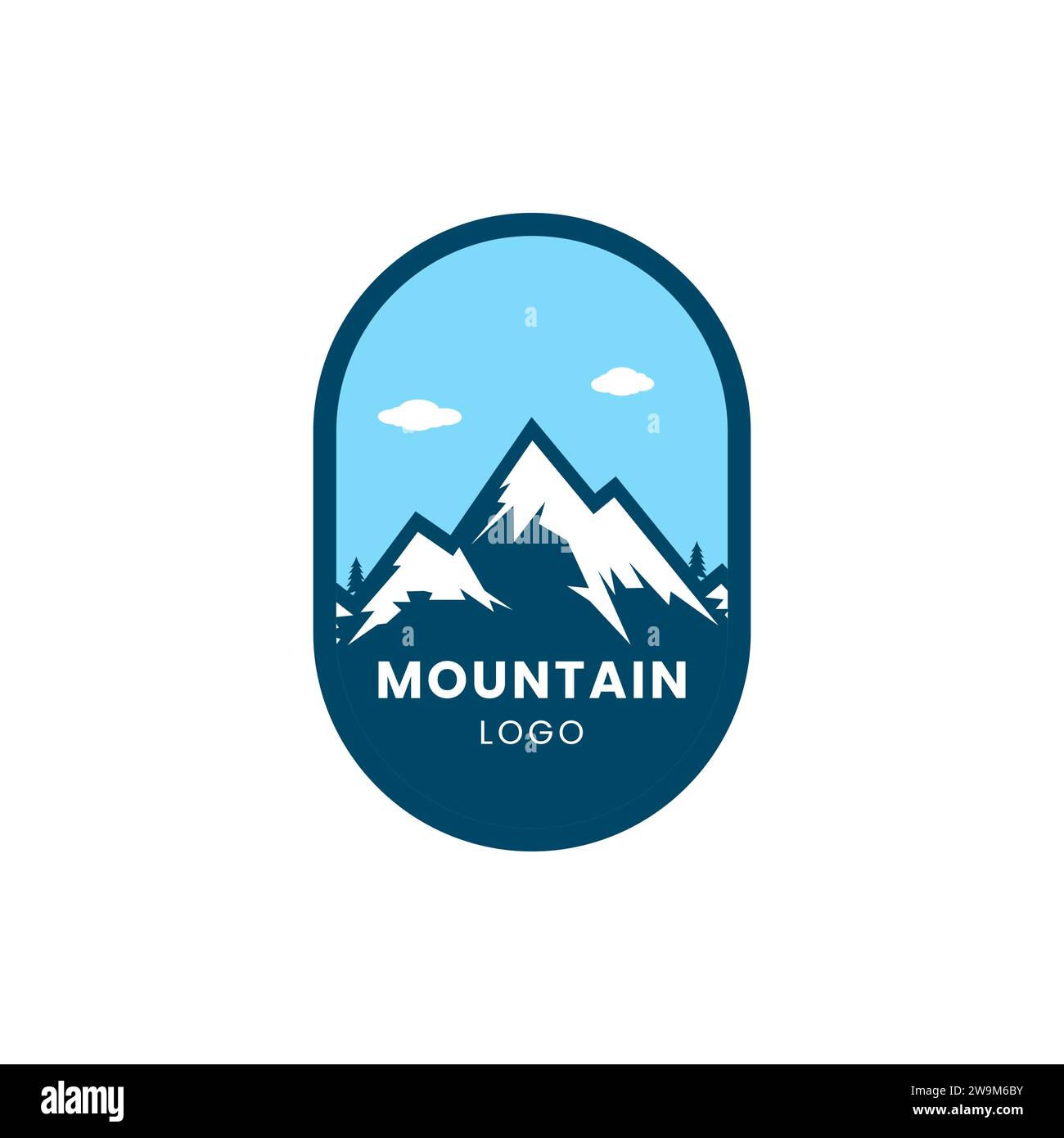 Mountain logo design. mountain logo design concept Stock Vector Image ...