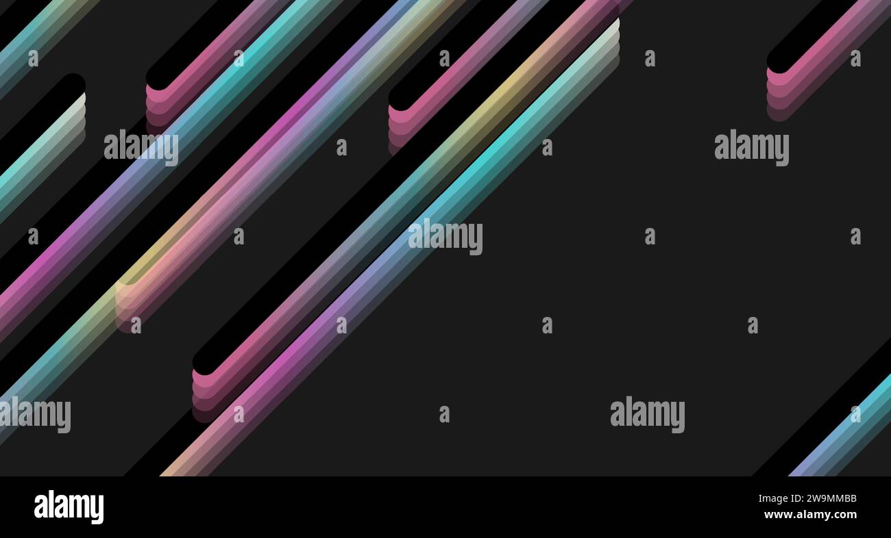Holographic glossy stripes geometric hi-res stock photography and ...