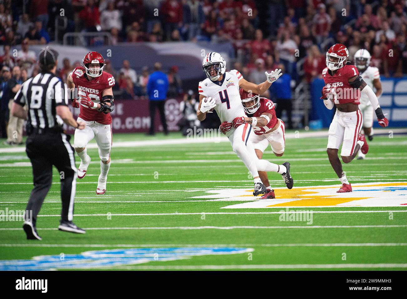 December 28, 2023 University of Arizona Tetairoa McMillan (4) in