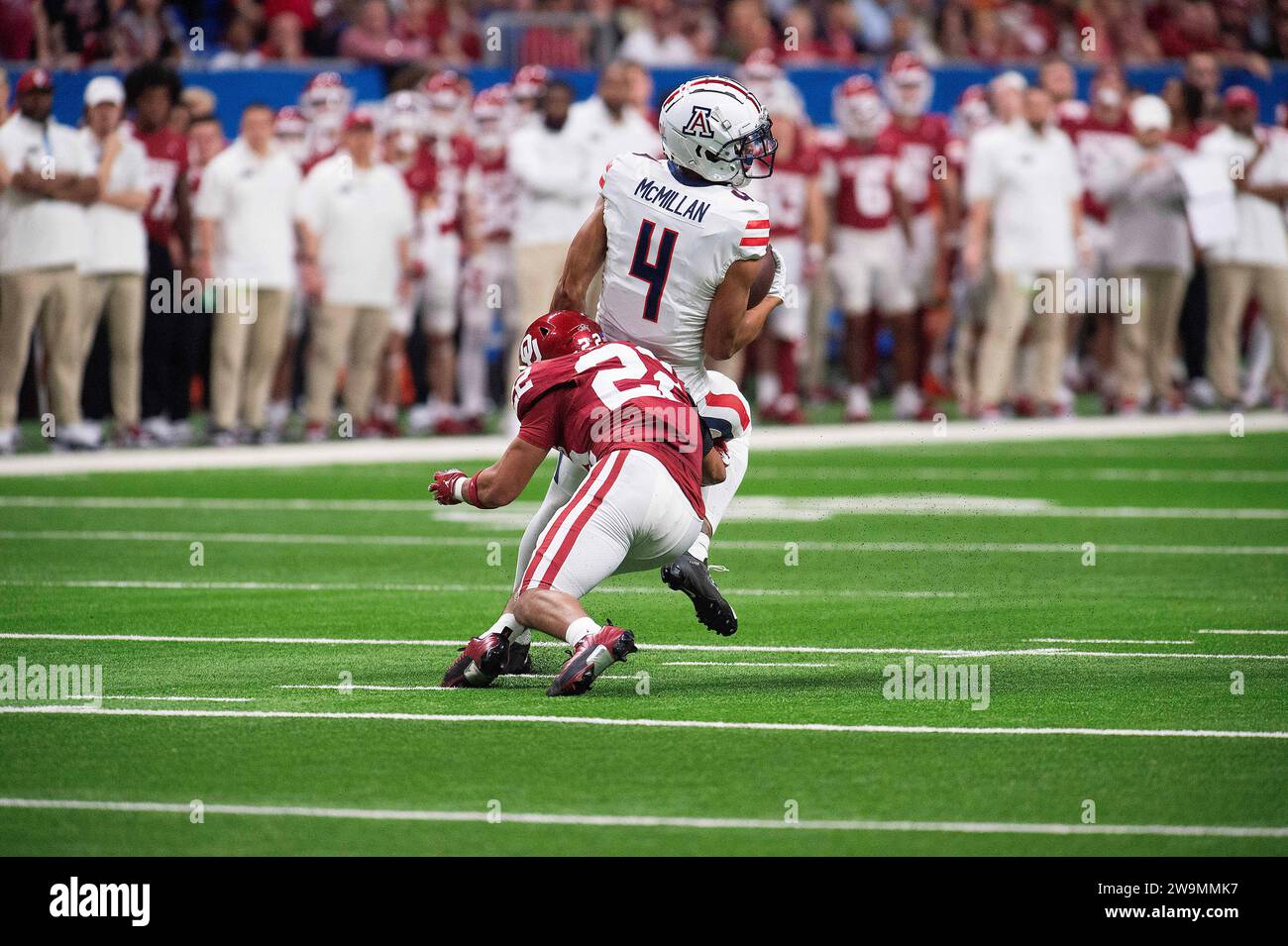 December 28, 2023 University of Arizona Tetairoa McMillan (4) in