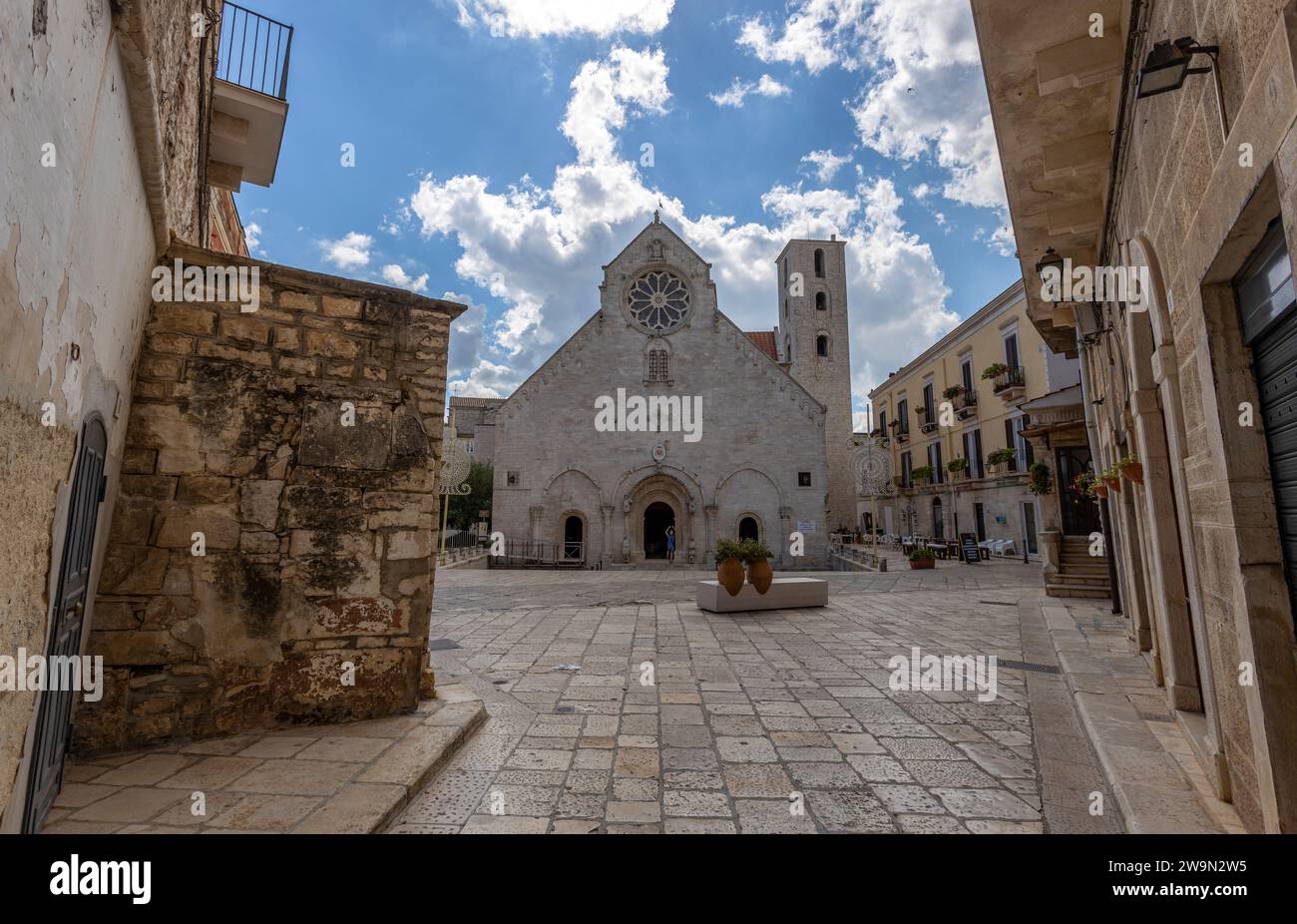 RUVO DI PUGLIA, JULY 10, 2022 - The co-cathedral of Ruvo di Puglia, dedicated to Santa Maria Assunta, in Ruvo di Puglia, Puglia, Italy Stock Photo