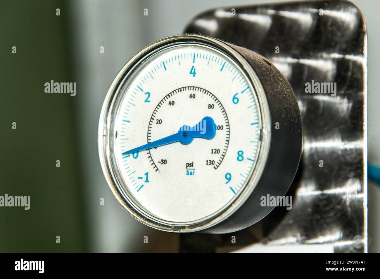 Closeup manometer Pressure measurement analysis Pressure is measured in