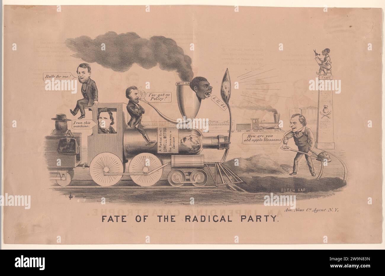 Fate of the Radical Party 1952 by Andrew Johnson Stock Photo