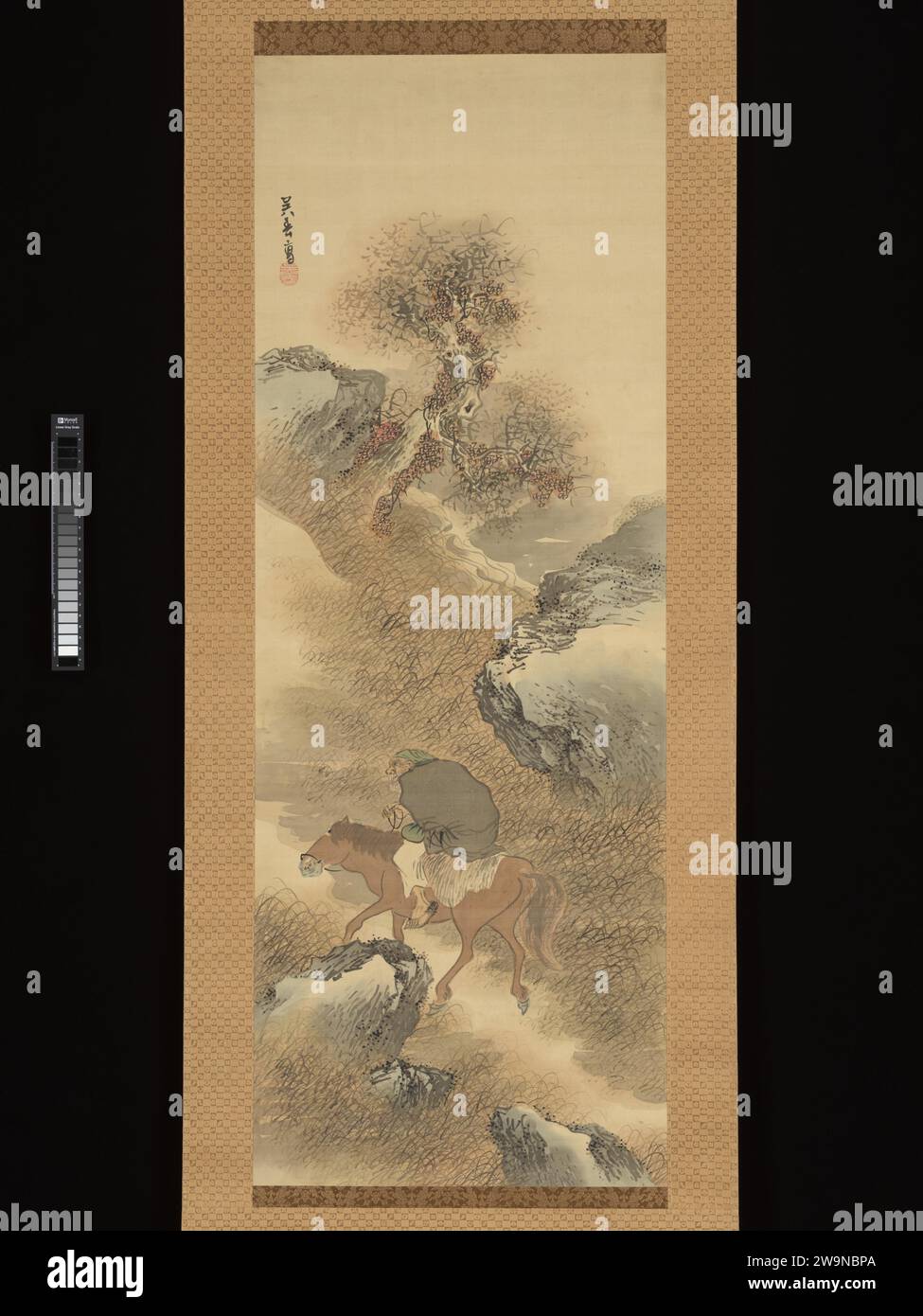 Herb Gatherer in the Mountains 2022 by Matsumura Goshun Stock Photo Alamy