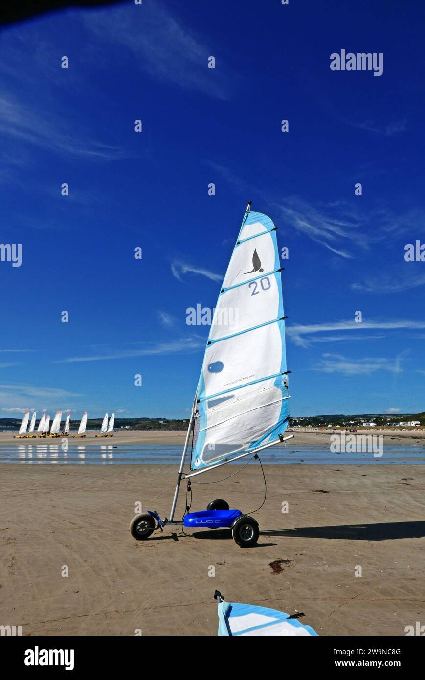 sand yachting in french