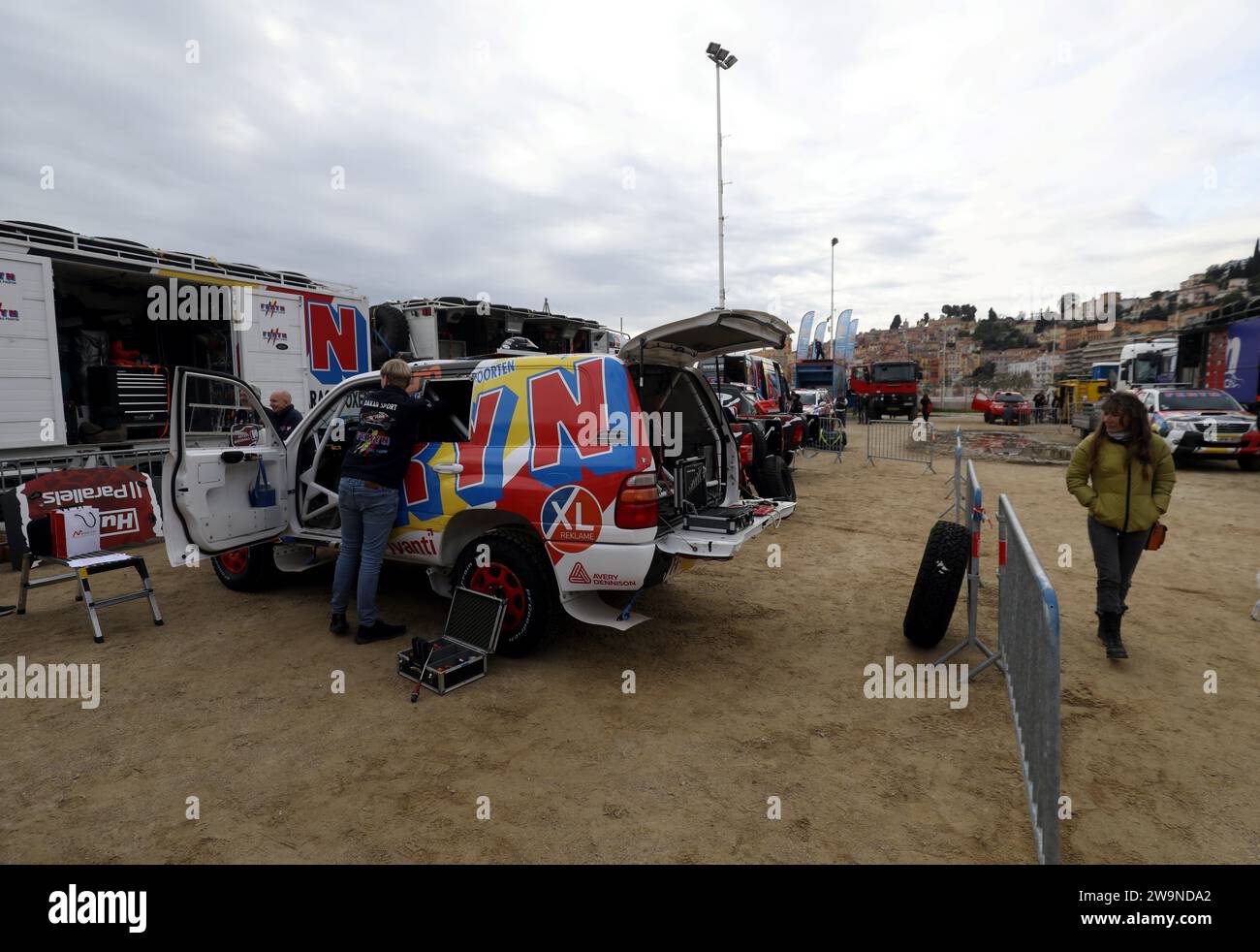 Paddock Area Rally Stade ouvert hi-res stock photography and images - Alamy