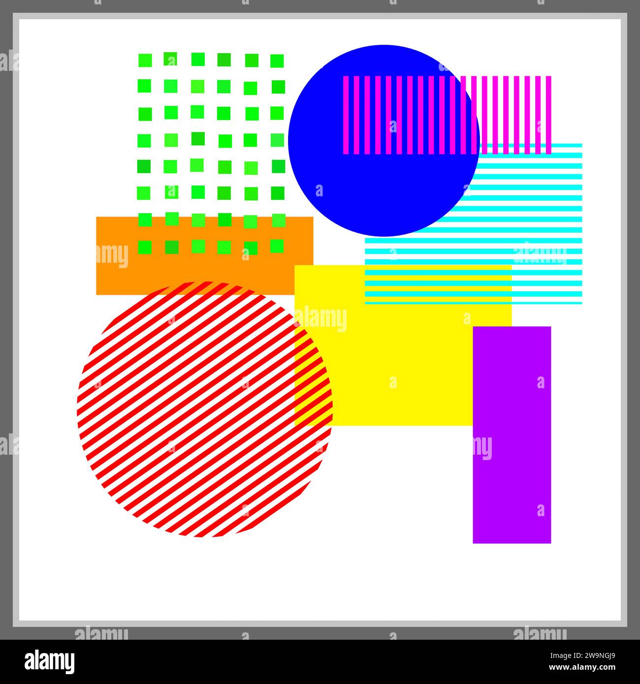 Abstract figures texture. Modern stylish abstract texture. Template for ...