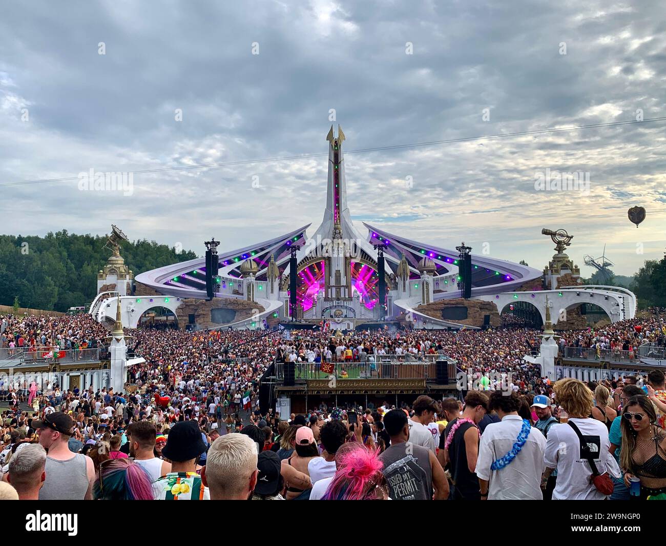 photo Tomorrowland music festival MainStage 2022 Boom Belgium Europe Stock Photo
