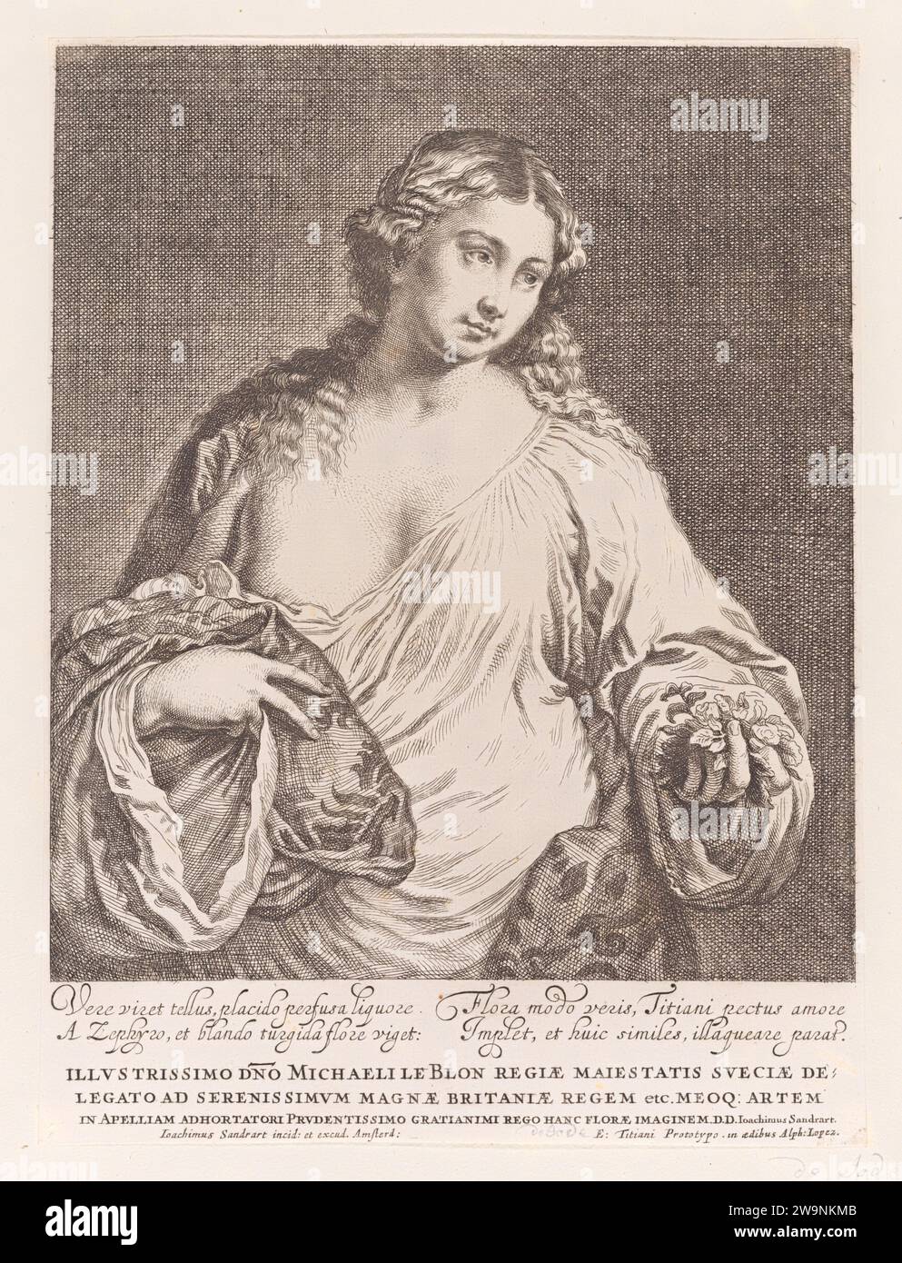 Flora 1959 by Titian (Tiziano Vecellio Stock Photo - Alamy
