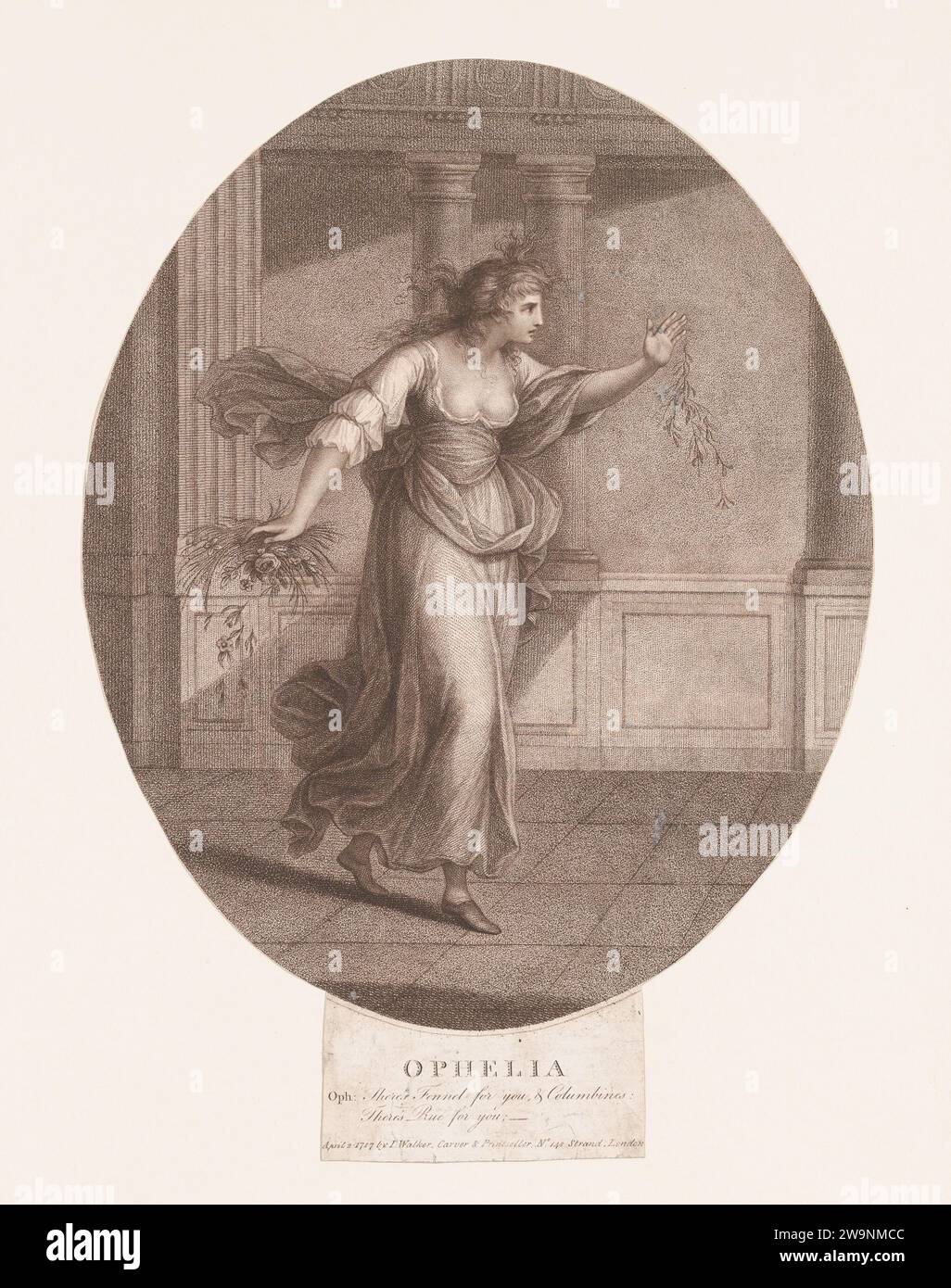 Ophelia "There's fennel for you, and columbines" (Shakespeare, Hamlet