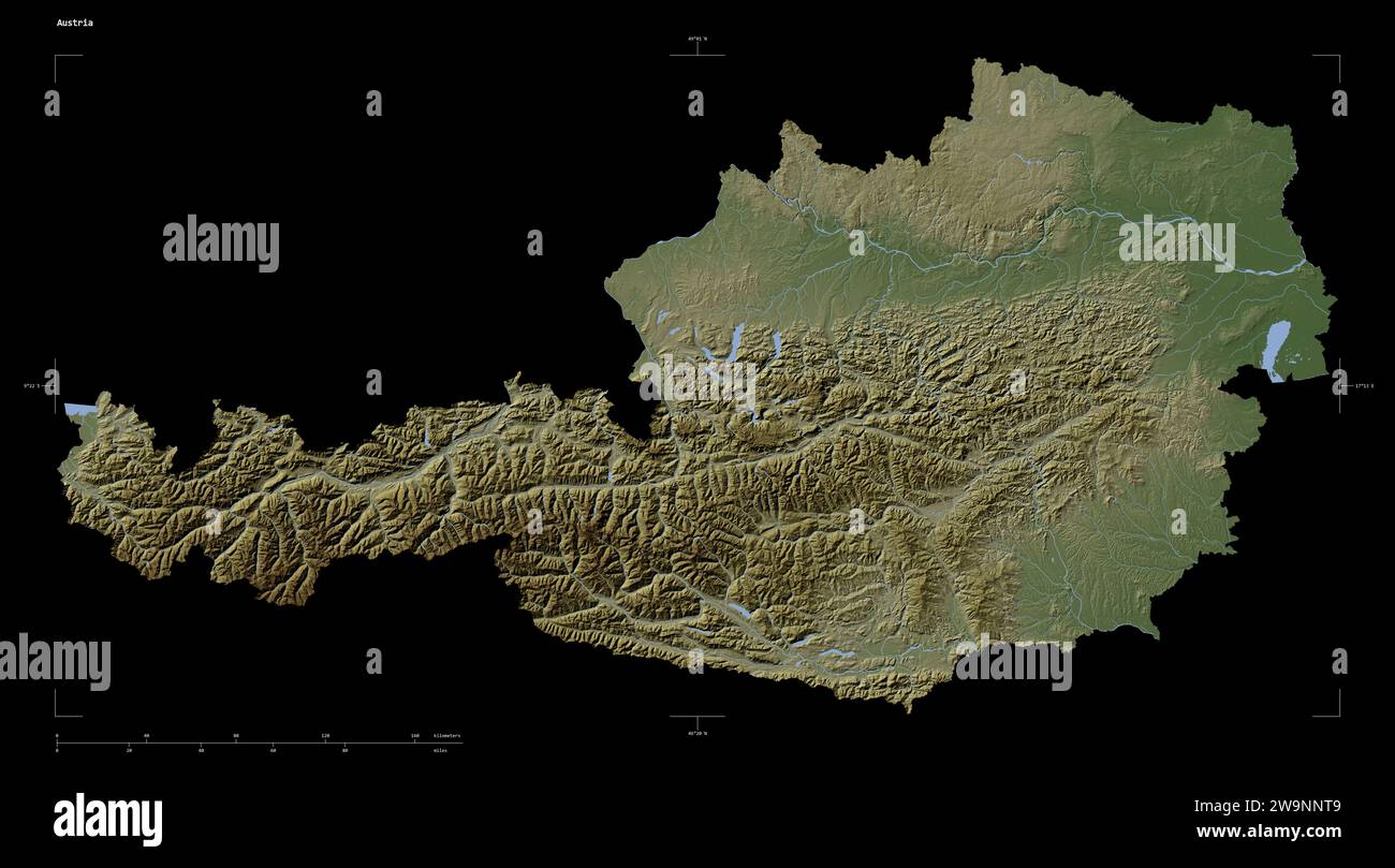Shape of a Pale colored elevation map with lakes and rivers of the ...