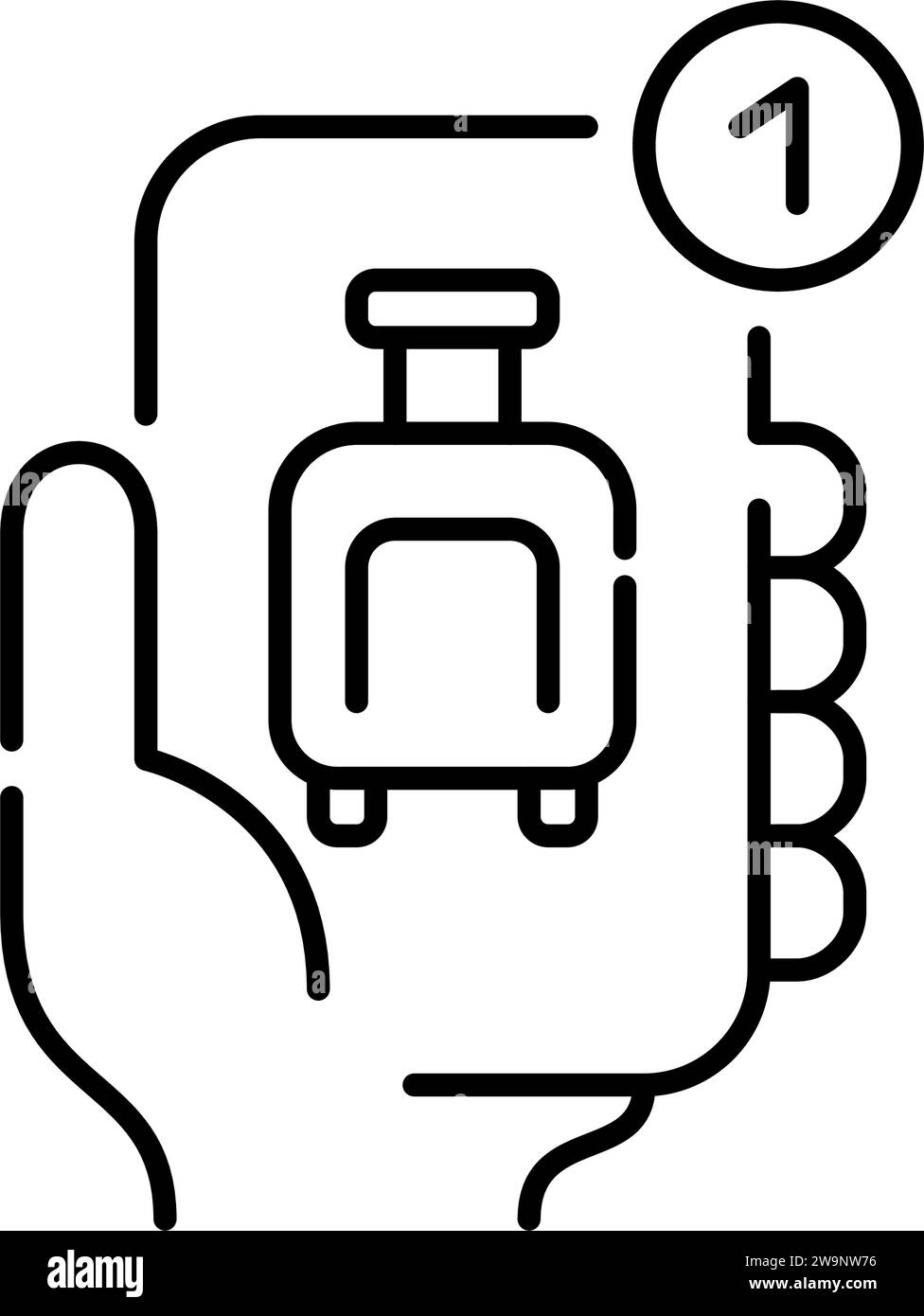 Buying check in luggage for low cost airlines. Online ticketing app