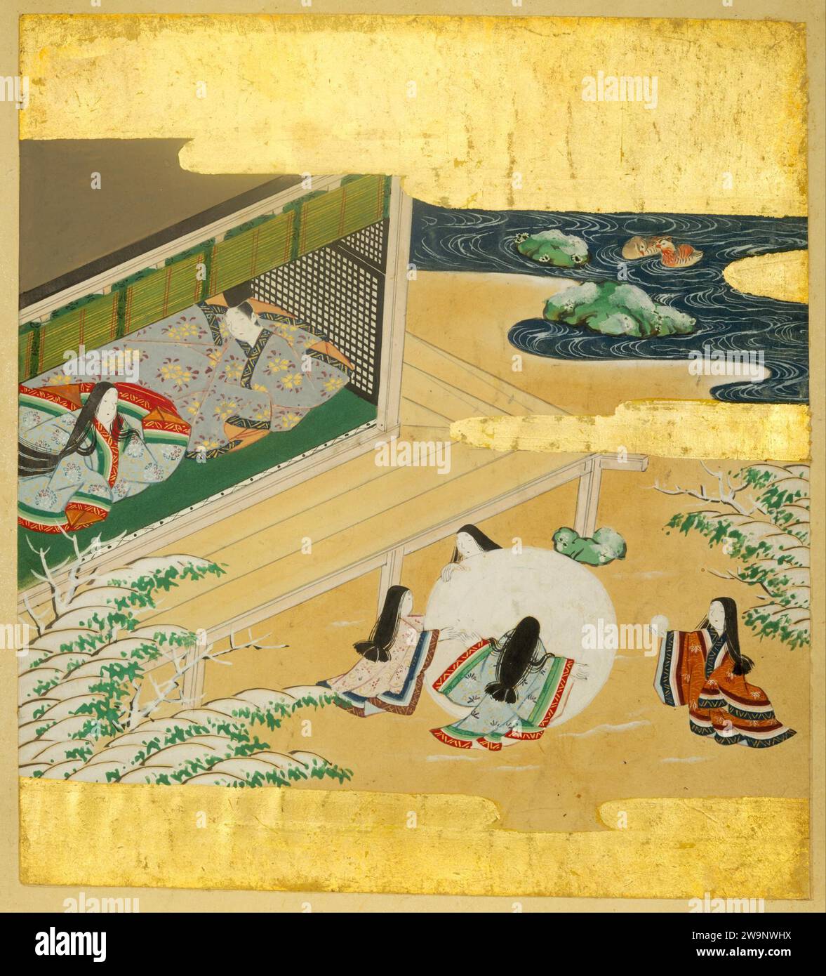 The Tale of Genji (Genji Monogatari) 1894 by Shoren'in Sonjun Shinno