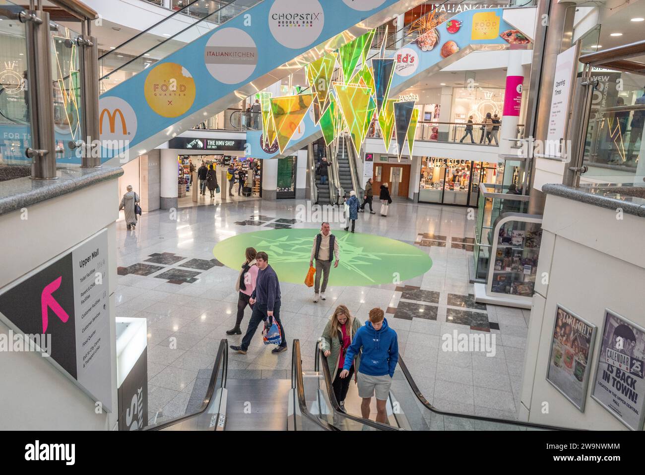 Brighton December 29th 2023 Churchill Square Shopping Mall Christmas brighton-december-29th-2023-churchill-square-shopping-mall-christmas