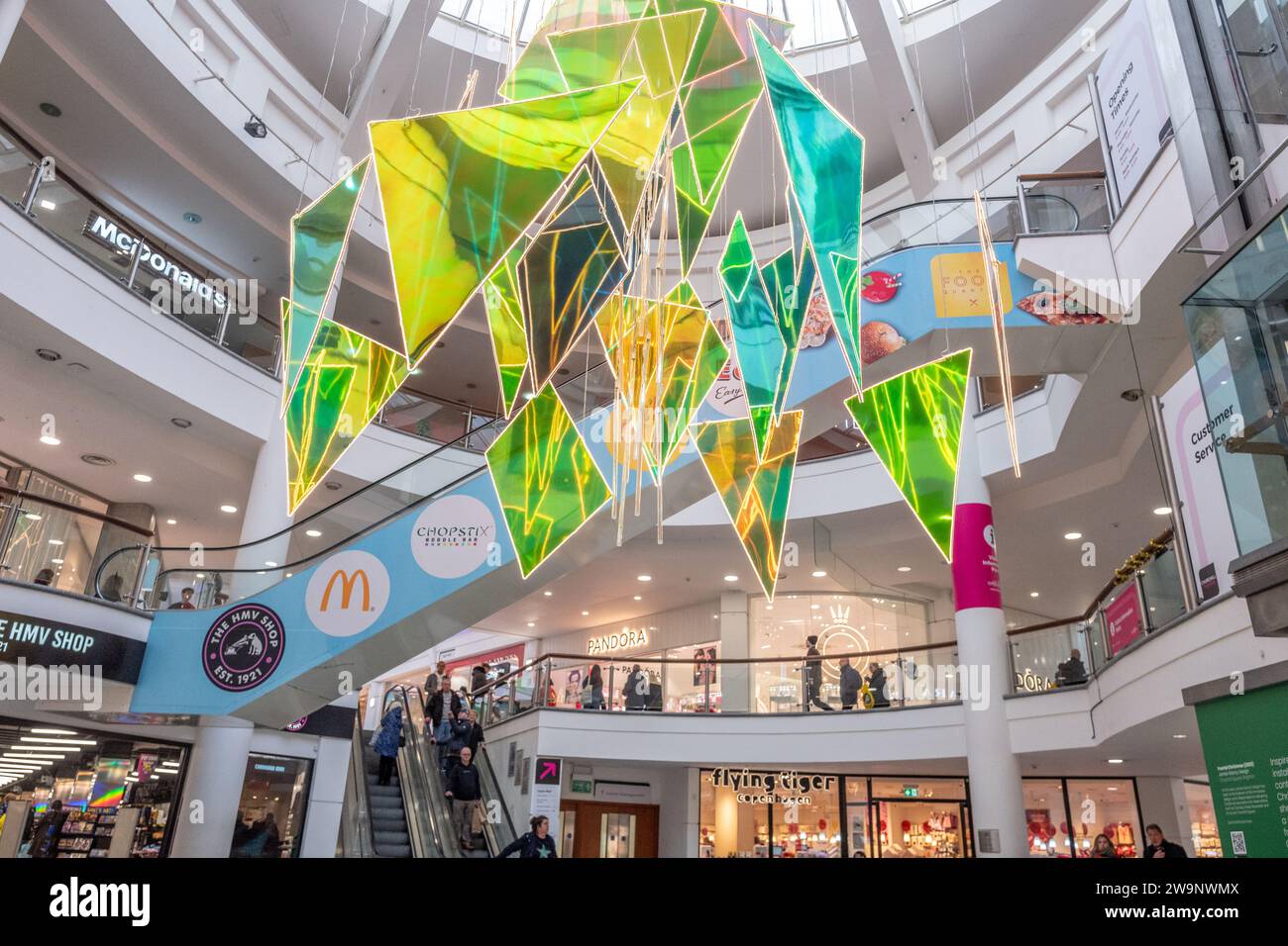 Brighton December 29th 2023 Churchill Square Shopping Mall Christmas brighton-december-29th-2023-churchill-square-shopping-mall-christmas