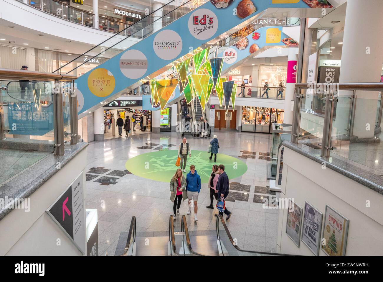 Brighton December 29th 2023 Churchill Square Shopping Mall Christmas brighton-december-29th-2023-churchill-square-shopping-mall-christmas