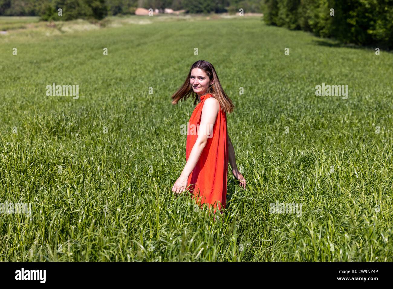 Out in the fields is a simple hi-res stock photography and images - Alamy
