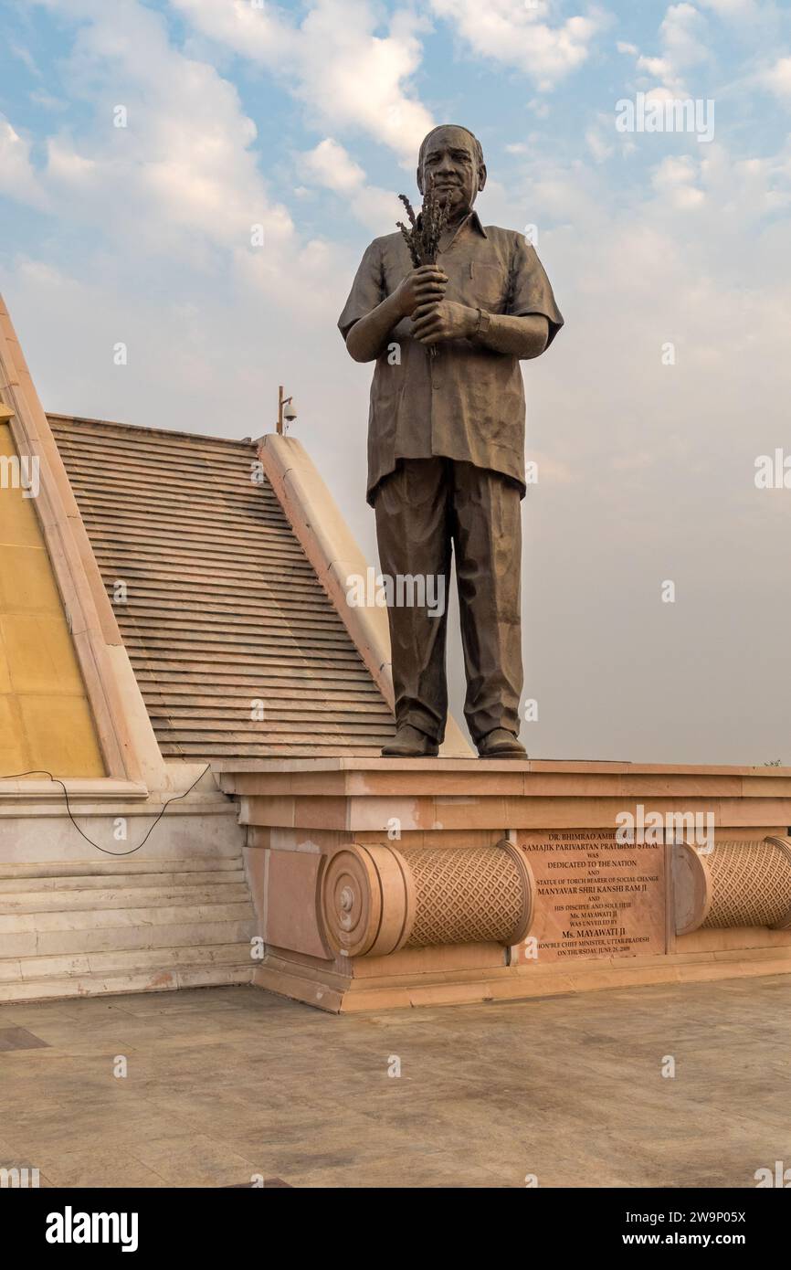 Statue of Dr. Babasaheb Ambedkar at Dr. Babasaheb Ambedkar Memorial