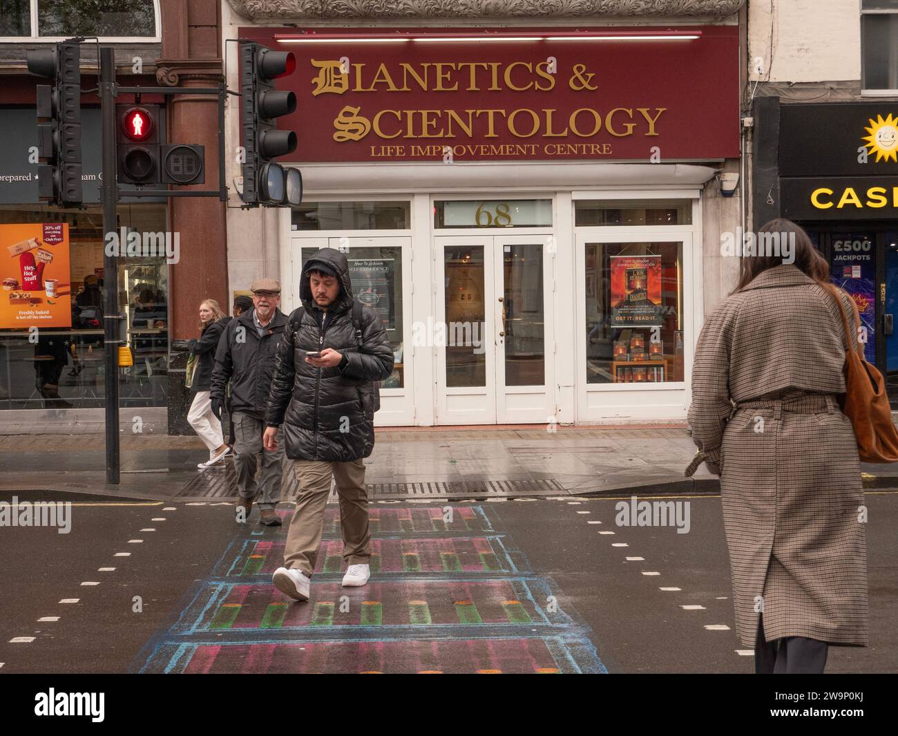 Diantetics and Scientology life improvement centre Tottenham Court Road London England UK Stock Photo