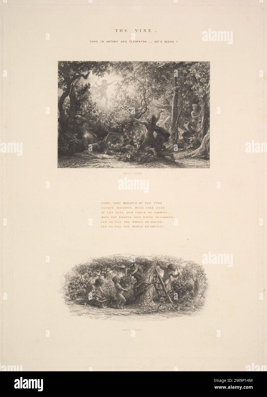 The Vine, or Plumpy Bacchus 2012 by Samuel Palmer Stock Photo