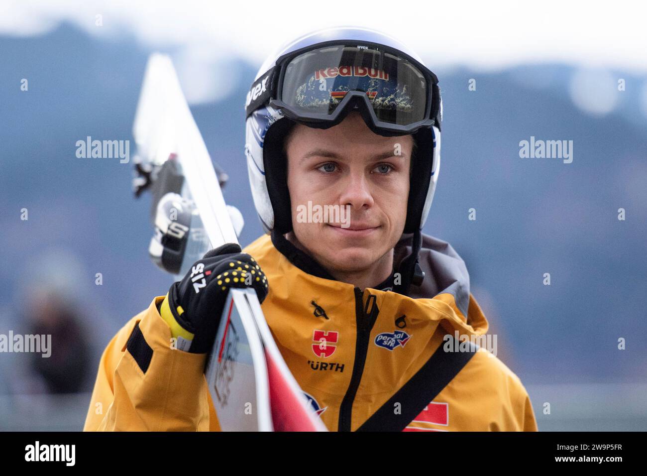 Andreas Wellinger (Deutschland, SC Ruhpolding) vor dem Springen, GER