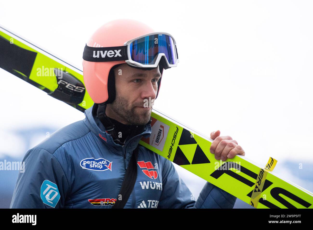 Pius Paschke (Deutschland, WSV Kiefersfelden) vor dem Springen, GER
