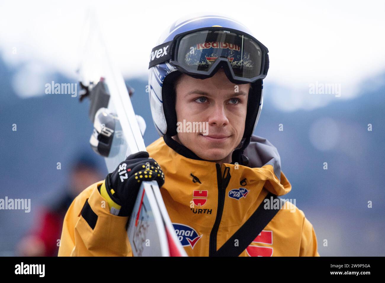 Andreas Wellinger (Deutschland, SC Ruhpolding) vor dem Springen, GER