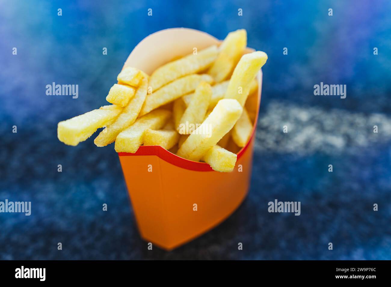 French fries in paper cup hi-res stock photography and images - Alamy
