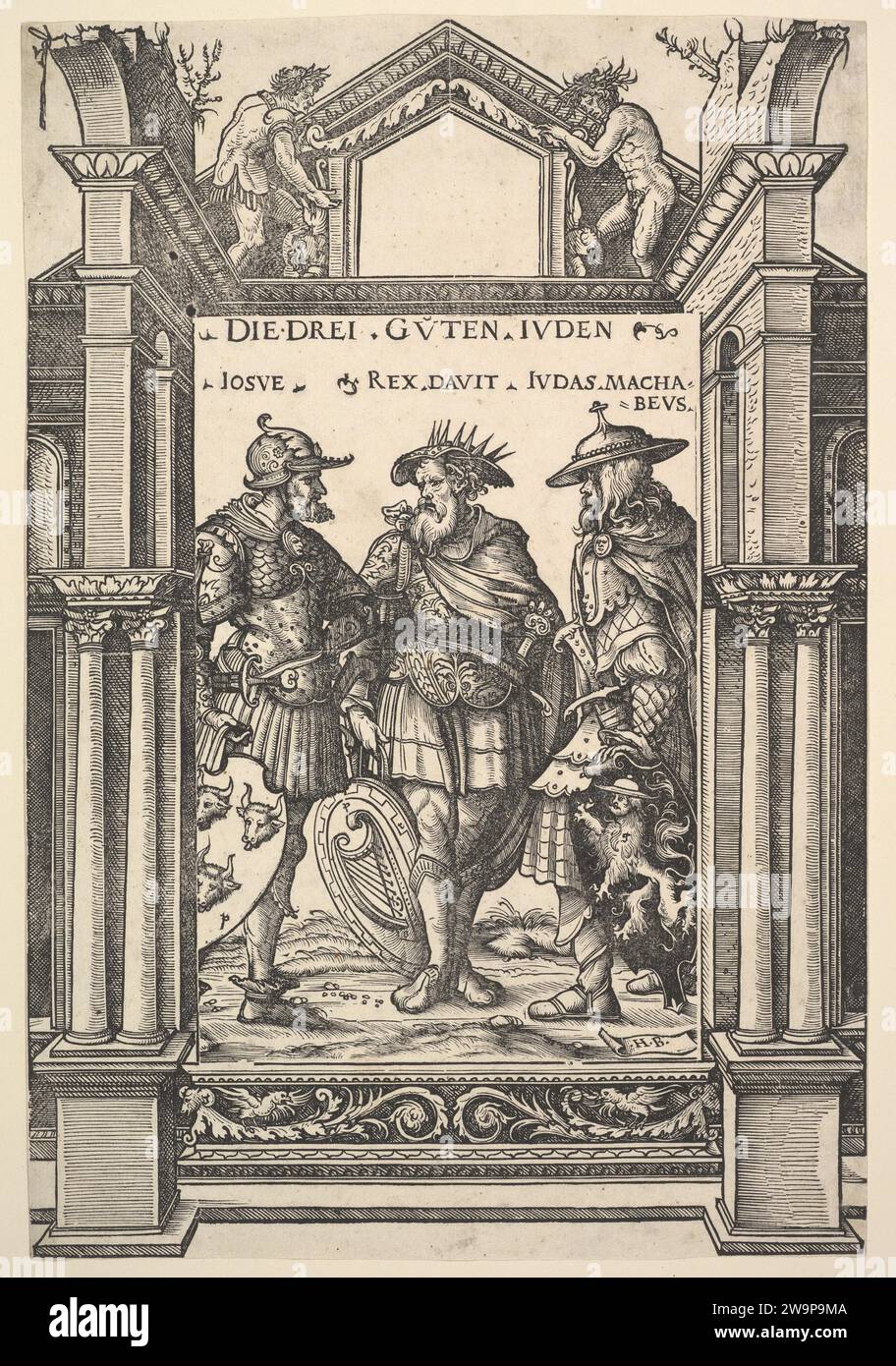 The Three Jewish Heroes (Die Drei Guten Juden), from Heroes and ...