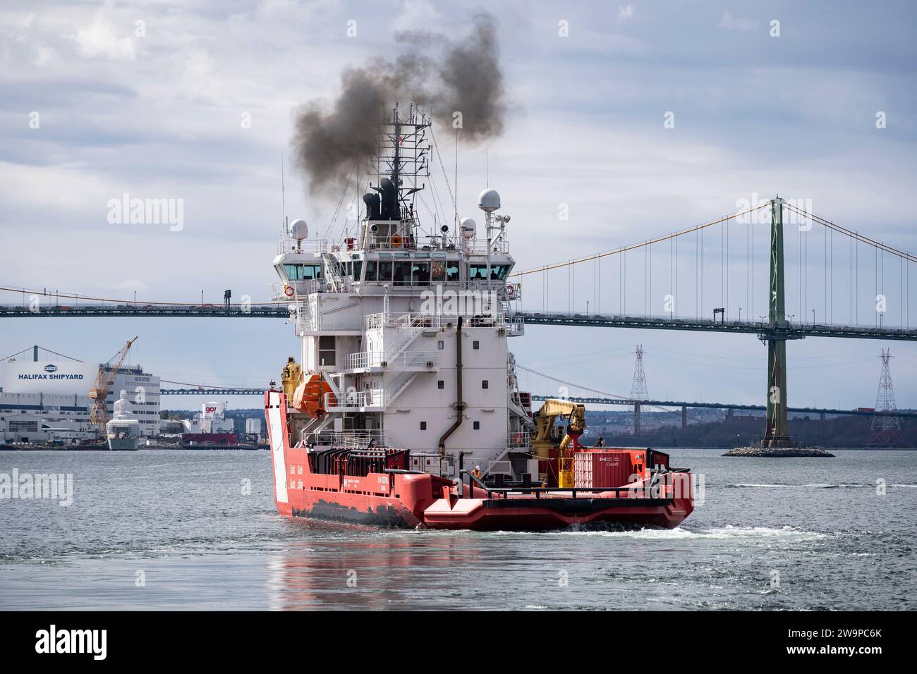 Canadian Coast Guard icebreaker CCGS Jean Goodwill returning to Halifax
