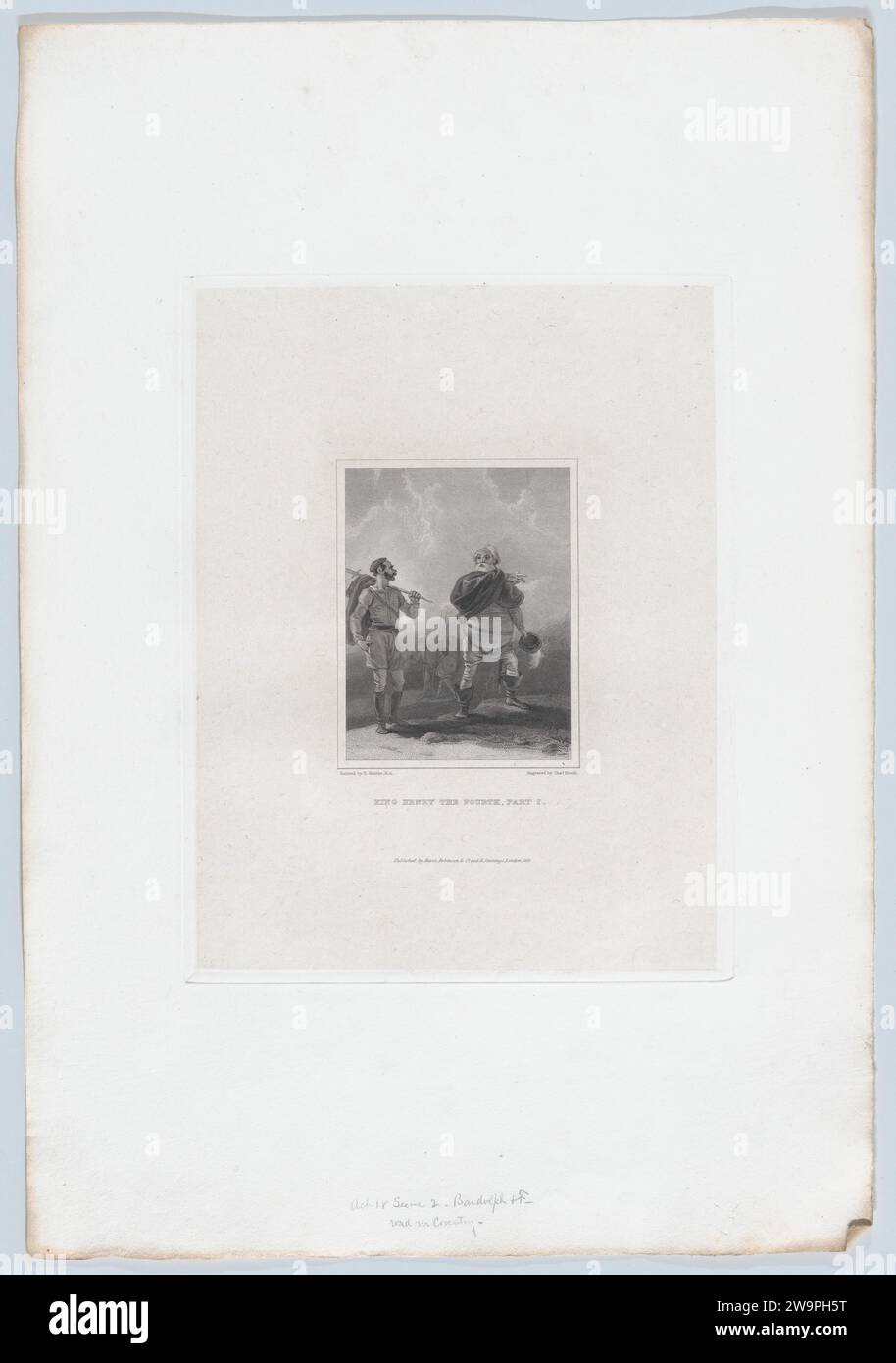 Falstaff and Bardolph, on a Road near Coventry (Shakespeare, King Henry